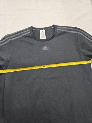 Adidas Black Crewneck Sweatshirt M French Terry Pullover