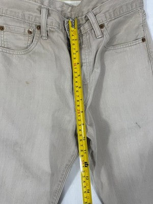 Levi's 501 Gray Straight Jeans 30x32 Button Fly