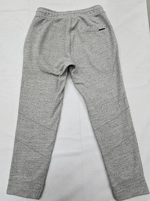 Jordan Men's Grey Fleece Sweatpants M Drawstring Solid