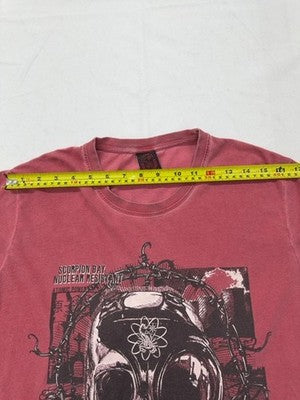 Scorpion Bay Men's Red Nuclear Graphic T-Shirt Regular Cotton NWT