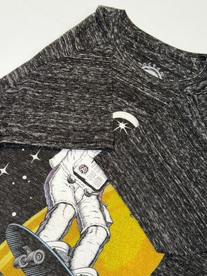 Astronaut Skateboard T-Shirt Men's Size M Ocean Current Novelty Tee