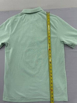 Kappa Green Polo Shirt M Short Sleeve Cotton Button Unisex