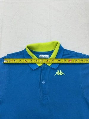 Kappa Men's Blue Polo Shirt Small Short Sleeve Regular Fit