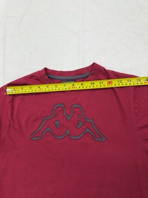 Kappa Men's XXL Red Short Sleeve Cotton T-Shirt Crewneck