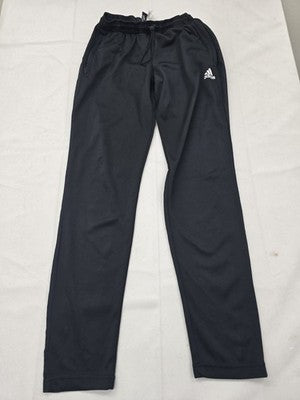 Adidas Black Track Pants Men's M Drawstring Regular
