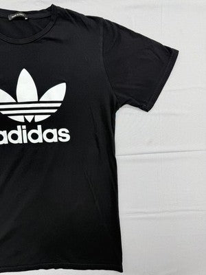 Adidas Originals Trefoil Logo Black XXL Men's Cotton T-Shirt Italy