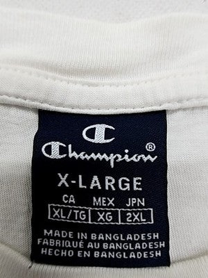 Champion NY Graphic T-Shirt White Men's Size XL Short Sleeve