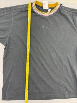 Adidas Men's XL Black Striped Short Sleeve Crew Neck T-Shirt