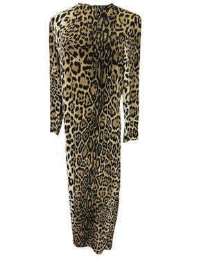 Zara BNWT Leopard Zw Collection Animal Print Dress Women's Size XS Fashion Midi