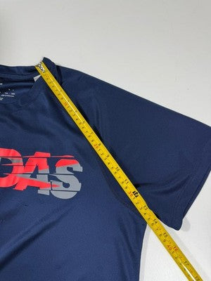 Adidas Men's Climalite Navy Blue Crew Neck Short Sleeve T-Shirt XL
