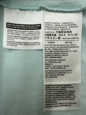 Levi's Men's Mint Green Cotton M Relaxed T-Shirt