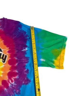 Gildan Tie Dye Short Sleeve Crewneck T-Shirt M Put-in-Bay