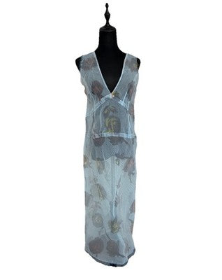 NWT Zara Mixed Printed Dress Limited Edition Short Sleeve Midi Dress Size M
