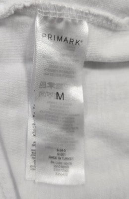 Primark LeBron James NBA Men's White M Short Sleeve T-Shirt