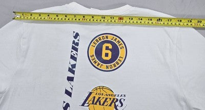 Primark LeBron James NBA Men's White M Short Sleeve T-Shirt