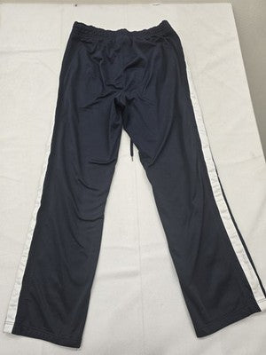 Champion Men's Navy Track Pants M Side Stripe Drawcord 30" Inseam