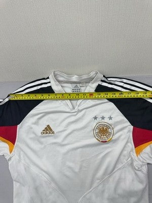 Adidas Germany Jersey White XL Men Short Sleeve 3 Stripes Crewneck