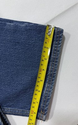 Zara Wide Leg Women Jeans Button Fly High Rise Front Pockets