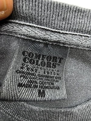 Comfort Colors Boston Tea Party Grey M Short Sleeve Cotton Crewneck