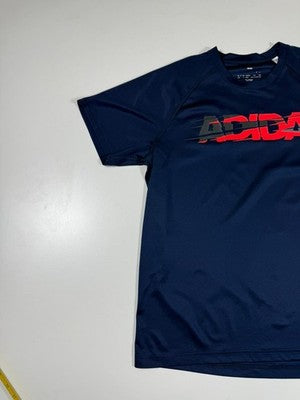 Adidas Men's Climalite Navy Blue Crew Neck Short Sleeve T-Shirt XL