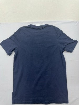 Adidas Originals Men's Navy T-Shirt – Size M, Logo, Short Sleeve