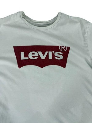 Levi's XL Grey Men's Short Sleeve Graphic Cotton T-Shirt Crewneck
