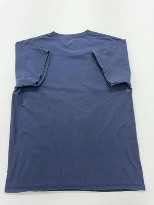 Champion Men's Navy Blue Graphic T-Shirt Crew Neck Size M Classic Fit
