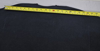 Fruit of the Loom Men's Black Motocross T-Shirt XL Vintage Cotton Short Sleeve