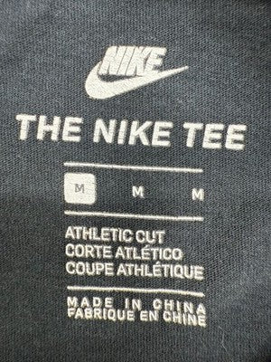 Nike The Nike Tee Gray Gradient Athletic Fit M Short Sleeve Cotton Tee