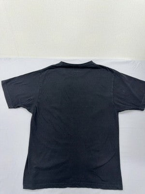 Ink Collection Men's M Black Eagle Motorcycle Cotton T-Shirt Vintage