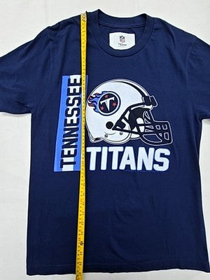 NFL Men's Navy Short Sleeve Crewneck T-Shirt S Regular