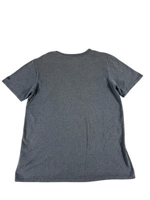 Nike Men's Grey Graphic Print Cotton T-Shirt M Short Sleeve Crewneck