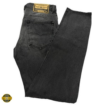 Diesel Buster-X Tapered Jeans Men's W30 L32 Black Denim Button Fly Slim Fit