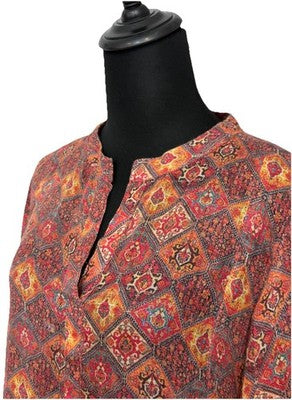 Beautiful Printed Long Maxi Dress Size Large