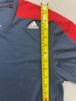Adidas Kids Climacool T-Shirt Size 5 Red/Blue Short Sleeve