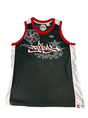 Tribal Men's XL Black White Sleeveless Tank Top Streetwear 1989