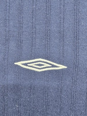 Umbro Men's Navy Short Sleeve Polo Shirt M 38/40 Cotton Blend