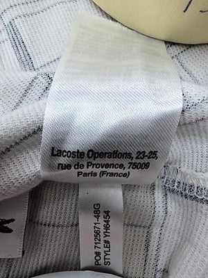 Lacoste Novak Djokovic White M Tennis Polo Moisture Wicking France