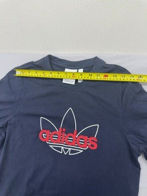 Adidas Originals Trefoil Logo T-Shirt Men's M Navy Cotton Short Sleeve