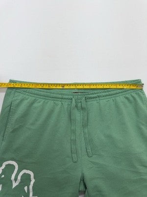Kappa Herren grün Logo Freizeit Shorts XXX groß elastischer Kordelzug Taschen