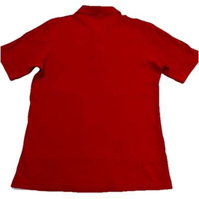 Kappa Men's Polo Shirt Red Cotton Size 5Xl Casual Sportswear
