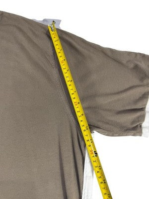 Puma Men's XXL Brown Short Sleeve Crew Neck Ribbed Tee with Logo
