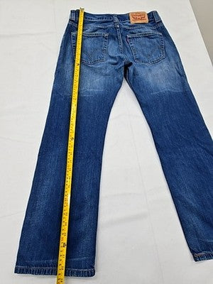 Levi's 505 Men's 32x30 Med Blue Straight Jeans 100% Cotton