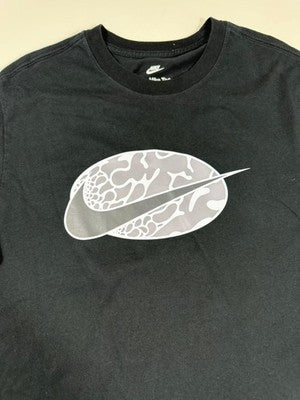 Nike Men's Black Graphic Print Short Sleeve Crew Neck T-Shirt Size S