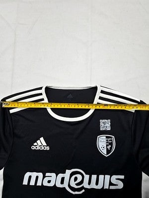 Adidas Men's Black Slim Fit AeroReady Jersey S Short Sleeve