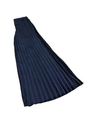 BNWT Michael Kors Pleated Satin Wide-Leg Pants In Midnight Blue Rrp $353