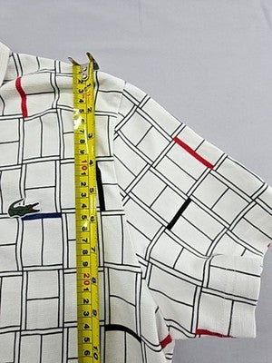 Lacoste Novak Djokovic White M Tennis Polo Moisture Wicking France