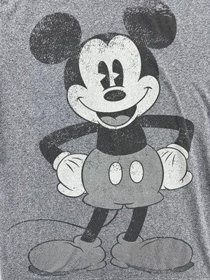 Disneyland Paris Mickey Mouse Grey T-Shirt M Cotton
