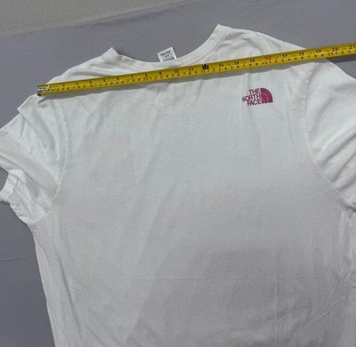 The North Face Men's XL White Short Sleeve Crewneck Logo T-Shirt