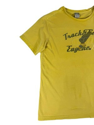 Nike Men's Large Yellow Track & Field Cotton T-Shirt XL